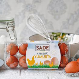 Sade Organik 10'lu 53-63 gr Yumurta