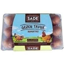 Sade Organik 15'li Serbest Gezen Tavuk Yumurtası
