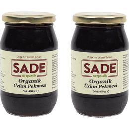 Sade Organik 2 x 460 gr Üzüm Pekmezi
