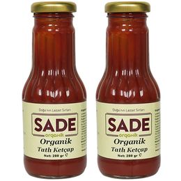 Sade Organik 2x280 gr Ketçap