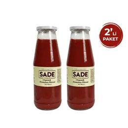 Sade Organik 2x680 gr Domates Püresi