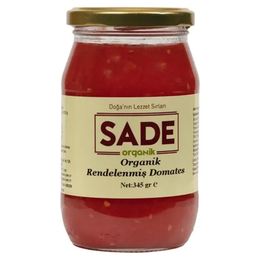 Sade Organik 345 gr Doğranmış Domates