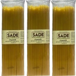 Sade Organik 3x500 gr Spagetti Makarna