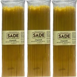 Sade Organik 3x500 gr Spagetti Makarna