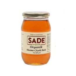 Sade Organik 460 gr Süzme Çiçek Balı