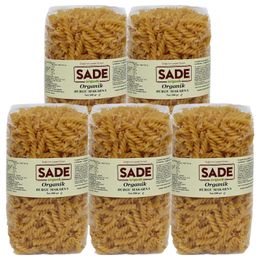 Sade Organik 5x500 gr Organik Burgu Makarna