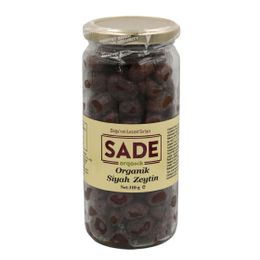 Sade Organik Güneşte Kurutma 310 gr Siyah Zeytin