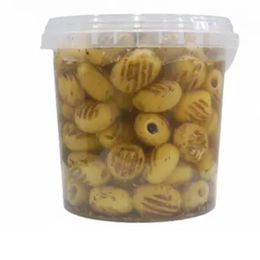 Sadıcım 600 gr Pet Kavanoz Yeşil Izgara Zeytin