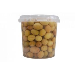Sadıcım 650 gr Pet Kavanoz Yeşil Çizik Zeytin