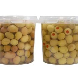 Sadıcım Biberli 650 gr + Çizik 650 gr Pet Kavanoz Yeşil Zeytin