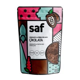 Saf Amarantlı Pirinç Patlaklı 40 gr Çikolata