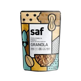 Saf Nutrition 45gr Fıstık Ezmeli ve Fındıklı Granola