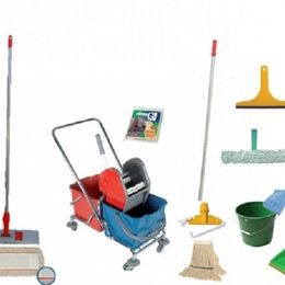 Safell 20 lt Çift Kovalı Temizlik Arabası Plastik Presli Paspas Arabası