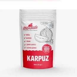Saga Fresh 20 gr Dondurularak Kurutulmuş Karpuz Dilimleri
