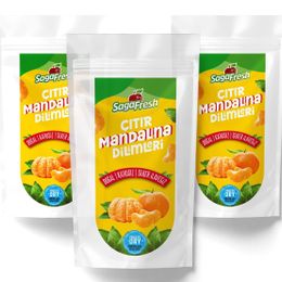 Saga Fresh 3x15 gr Dondurularak Kurutulmuş Mandalina Dilimleri