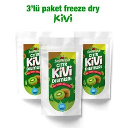 SagaFresh 3x15 gr Dondurularak Kurutulmuş Kivi Dilimleri