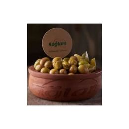 Sağlam Peynircilik 500 gr Edremit Mevsim Kırma Yeşil Zeytin