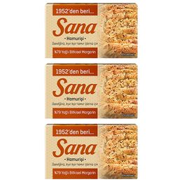 Sana 3x250 gr Tereyağ Lezzeti Paket Margarin
