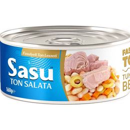 Sasu 12 x 160 gr Fasulyeli Ton Salata
