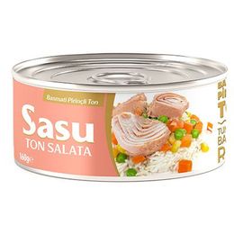 Sasu 2x160 gr İri Parça Pirinçli Ton Balığı Salata