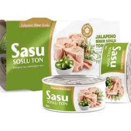 Sasu 2x160 gr Jalapeno Biber Soslu Ton Balığı