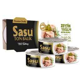 Sasu 3x80 gr Zeytinyağlı Ton Balığı