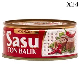 Sasu Acılı 24x160 gr Ton Balığı