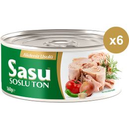 Sasu Akdeniz Usulü Ton Balığı 6x160 gr