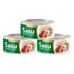 Sasu Bütün Dilim 3x160 gr Akdeniz Usulü Ton Balığı