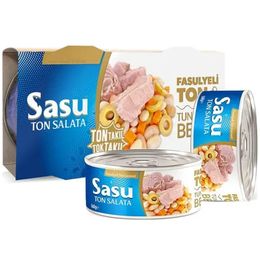 Sasu Fasulyeli 2x160 gr Ton Salata