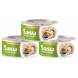 Sasu Jalapeno Biberli 3x160 gr Ton Balığı