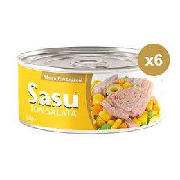 Sasu Mısırlı Ton Salata 6x160 gr