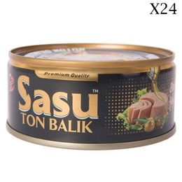 Sasu Zeytinyağlı Ton Balığı Bütün Dilim 24 x 160 gr