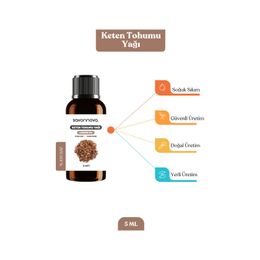 Savonnova 5 ml Doğal Keten Tohumu Yağı