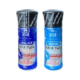 Saygın 2x110 gr Öğütücülü Himalaya ve Kaya Tuzu