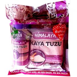 Saygın 500 + 250 gr Himalaya Tuzu Tuzluklu İkili Set