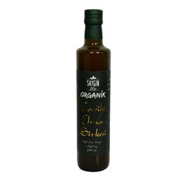 Saygın 500 ml Tarihi Organik Elma Sirkesi Cam Şişe