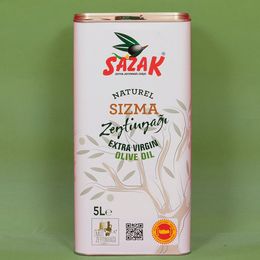 Sazak 5 lt Naturel Sızma Zeytinyağı