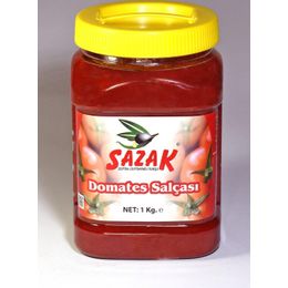 Sazak Zeytin 1 kg Zeytinyağı Domates Salçası