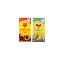 Schar 2x1 kg Glutensiz Un Seti Mix B Ekmek Unu ve Mix C Patisserie Kek Pasta Unu