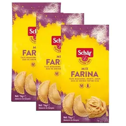 Schar 3x1 kg Farina Glutensiz Makarna Erişte Mantı Unu