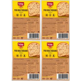 Schar 4x250 gr Pan Multigrano Glutensiz Ketenli Ayçekirdekli Ekmek