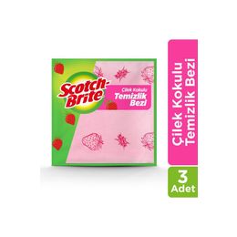 Scotch Brite 2058996 Çilek Kokulu 3'lü Temizlik Bezi