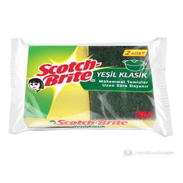 Scotch Brite 2'li Klasik Yeşil Sünger