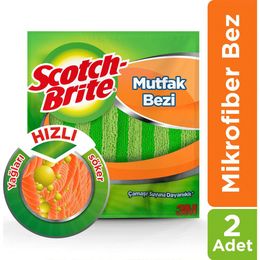Scotch Brite 2'li Mikrofiber Mutfak Bezi