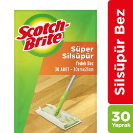 Scotch Brite 30'lu 21x30 cm Sil Süpür Q600 Paspas Yedek Bez
