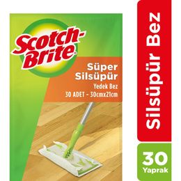 Scotch Brite 30'lu 21x30 cm Sil Süpür Q600 Paspas Yedek Bez