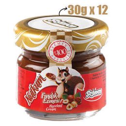 Seğmen Kavanoz 12x30 gr Fındık Ezmesi