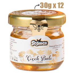 Seğmen Kavanoz 12x30 gr Süzme Çiçek Balı