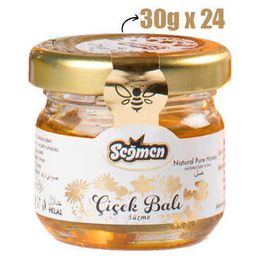 Seğmen Kavanoz 24x30 gr Süzme Çiçek Balı